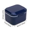 Portable Denture Retainer Soaking Case Multi-Purpose Mouthguards Braces Storage Box Nail Drill Tool Organizer
