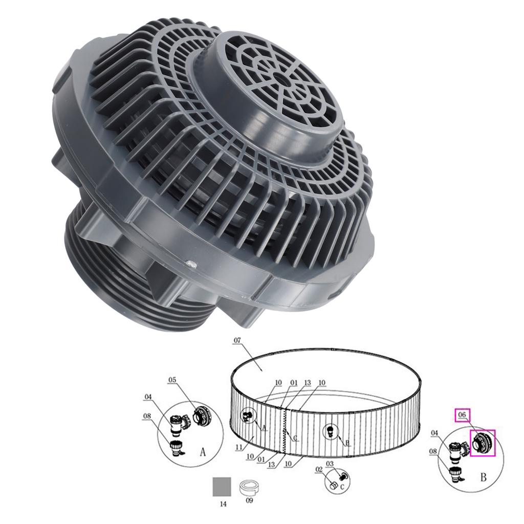Для подключения 38 мм Выходной фильтр для бассейна Совместим с For Coleman For Hnemix For INTEX Создан для длительного использования