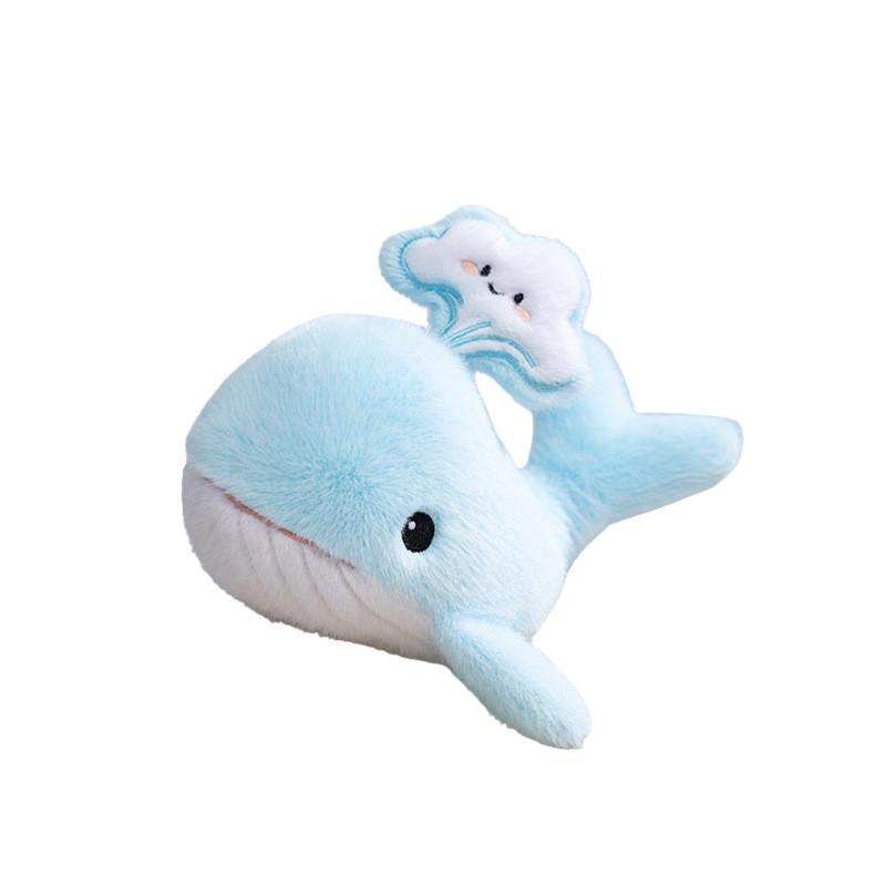 Whale Plush Toy For Kids Soft Cartoon Marine Animal Gift For Children