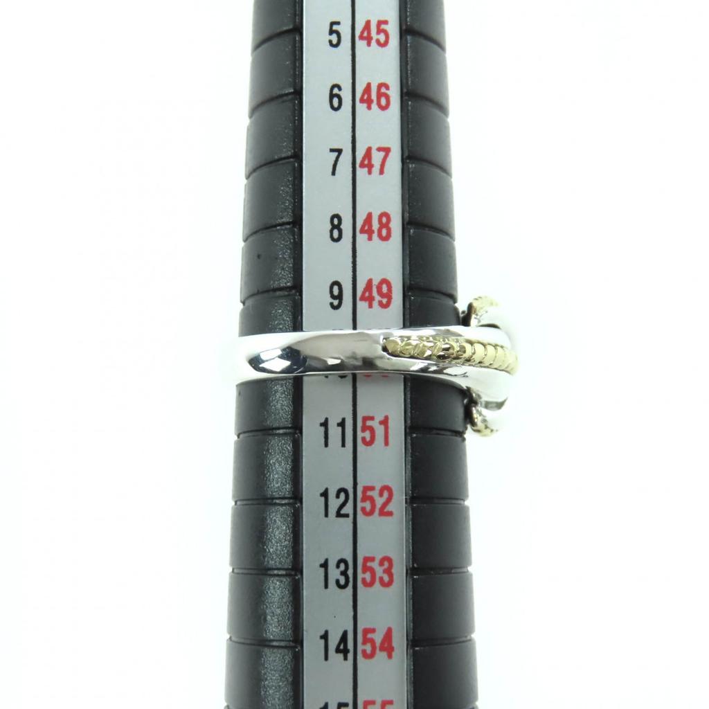 Excellent TIFFANY&Co. Ring Signature Cross Ring Silver SV925 Women Used