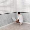 Self-adhesive Gray Marble PVC Laminate Glossy Panel 80X40 Panel9