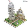 Leaning Tower of Pisa, Tuscany, Italy Nanoblock Weiliyz066