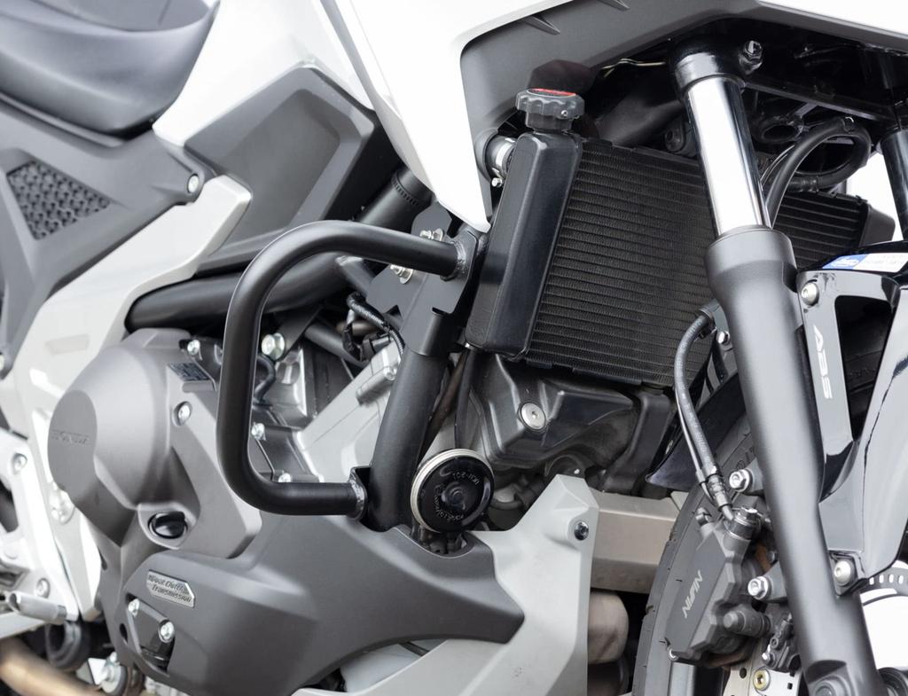 Kijima Мотозапчасти Двигатель Матовый для Номера Детали Защита, Сталь, 25,4 мм, Черный, NC750X/DCT ('21-), 405-242