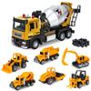 Miniature Car Set with and Perfect for Working Construction and Sandbox Play Perfect for Parking Lots and Construction Alloy Model Cars for Indoor A