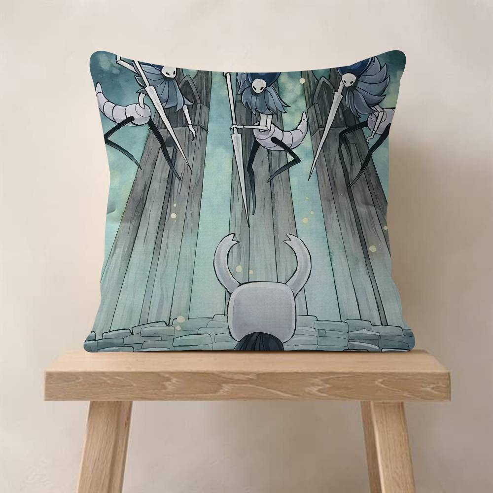 Hot Popular Video Game Hollow Knight Pillowcase Toon Gift Cushion Cover Bedroom Home Sofa Chair Seat Decor Pillow Case