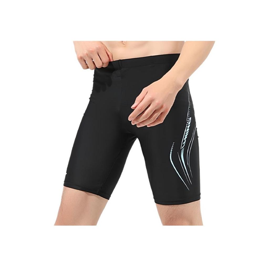 Li Ning Спортивные Повседневные Простые Дышащие Плавки Мужская купальная одежда Черный LSKW033-1