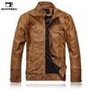 Winter Brand Leather Jacket Men Slim Collar Jaqueta Couro Bomber Jacket Faux Leather Fur Coat 