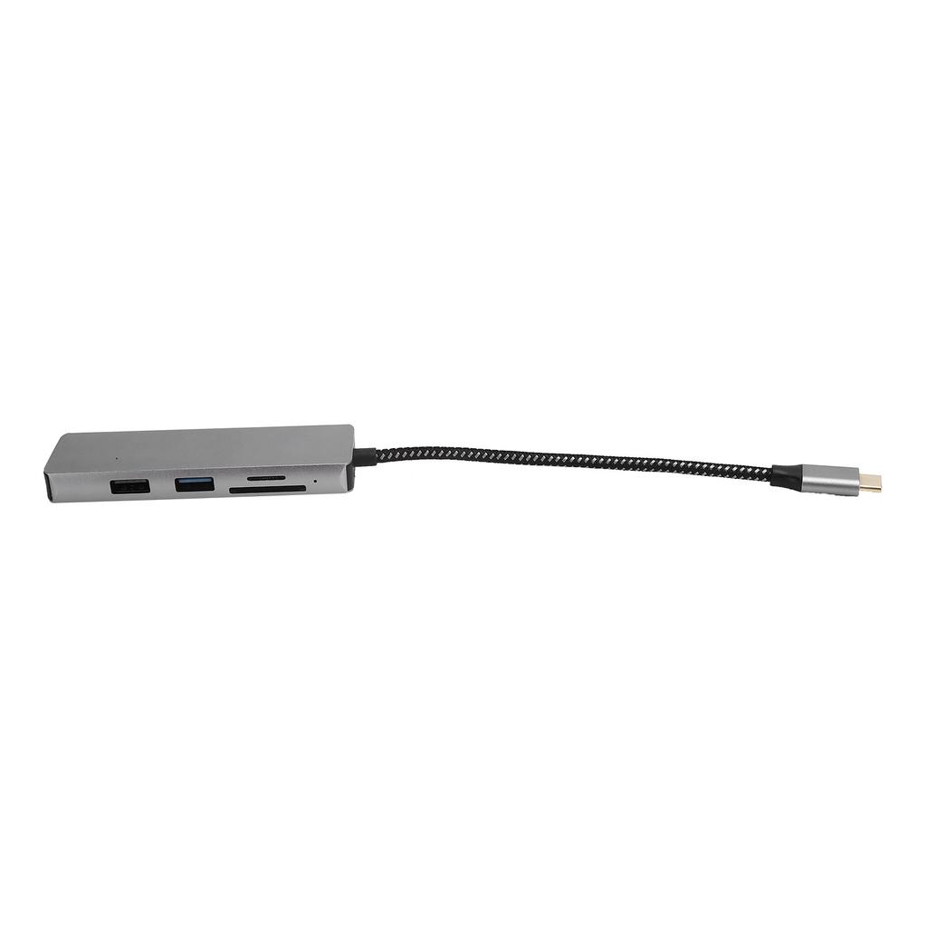 Адаптер-хаб Картридер 5-в-1 TypeC USB 3.0 4K Высокое Разрешение Мультимедийный Интерфейс