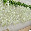 Yousheng Имитация цветов глицинии Искусственное плакучее растение с цветами Искусственное цветение глицинии Лоза для гирлянды Свадебная арка Декор стены