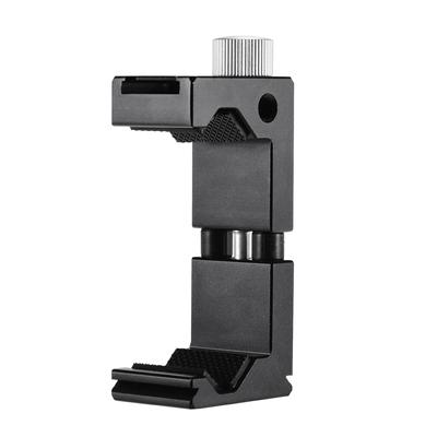 Phone Tripod Mount Clamp Universal Phone Holder Clip With 1/4 Inch Screw Hole for Selfie Vlogging