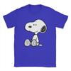 Unisex Snoopys T Shirt Pure Cotton Clothing Novelty Short Sleeve Crewneck Tee Shirt Unique TShirts