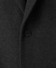 Musinsa Standard Cashmere Blend Masculine Chesterfield Long Coat [Charcoal Grey]