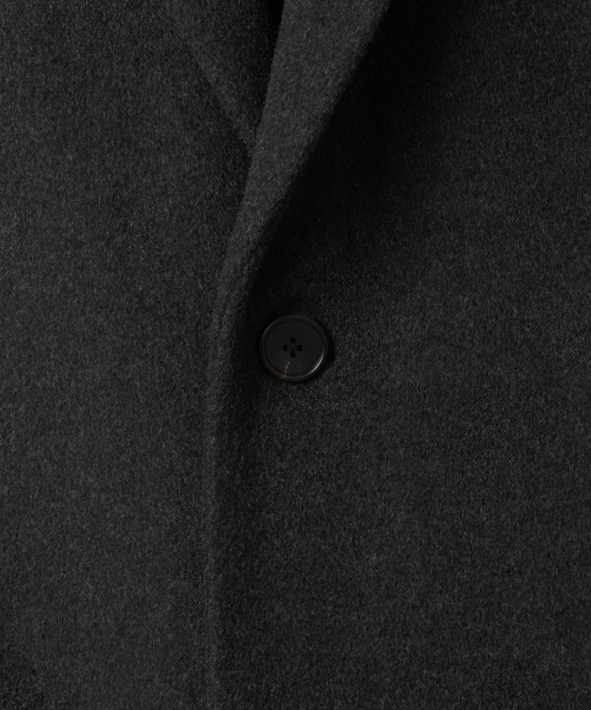 Musinsa Standard Cashmere Blend Masculine Chesterfield Long Coat [Charcoal Grey]