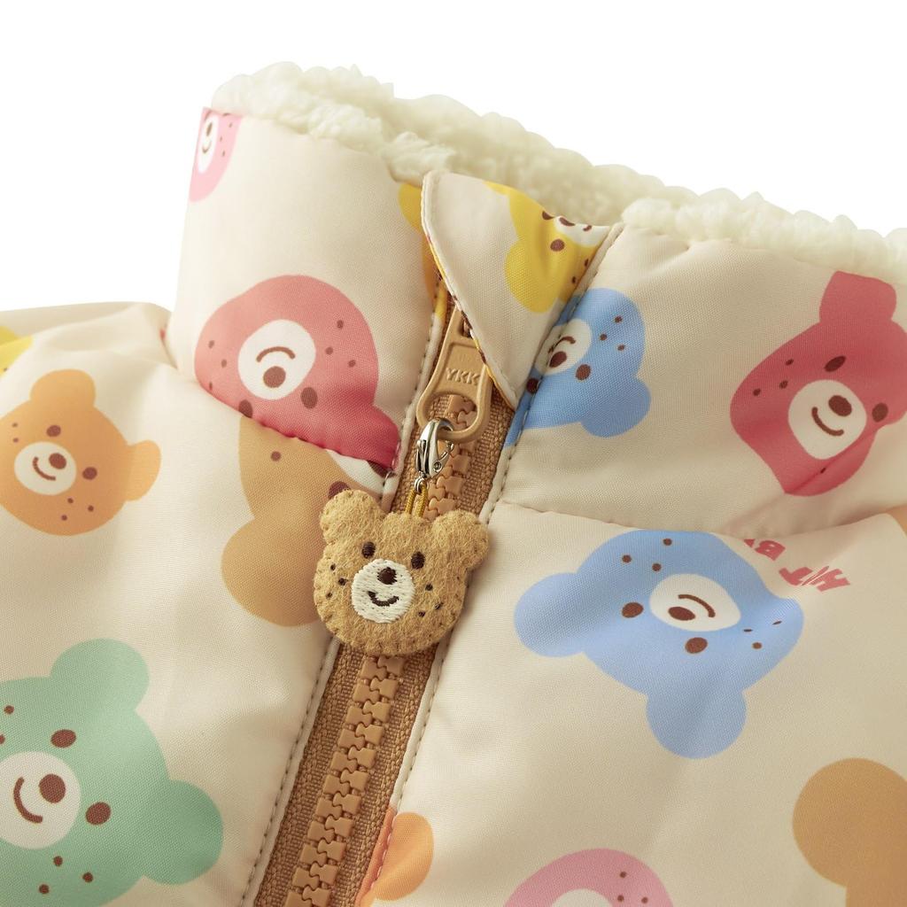 MIKIHOUSE HOT BISCUITS Детский жилет для мальчиков и девочек, разноцветный, 100 см, 73-5701-685