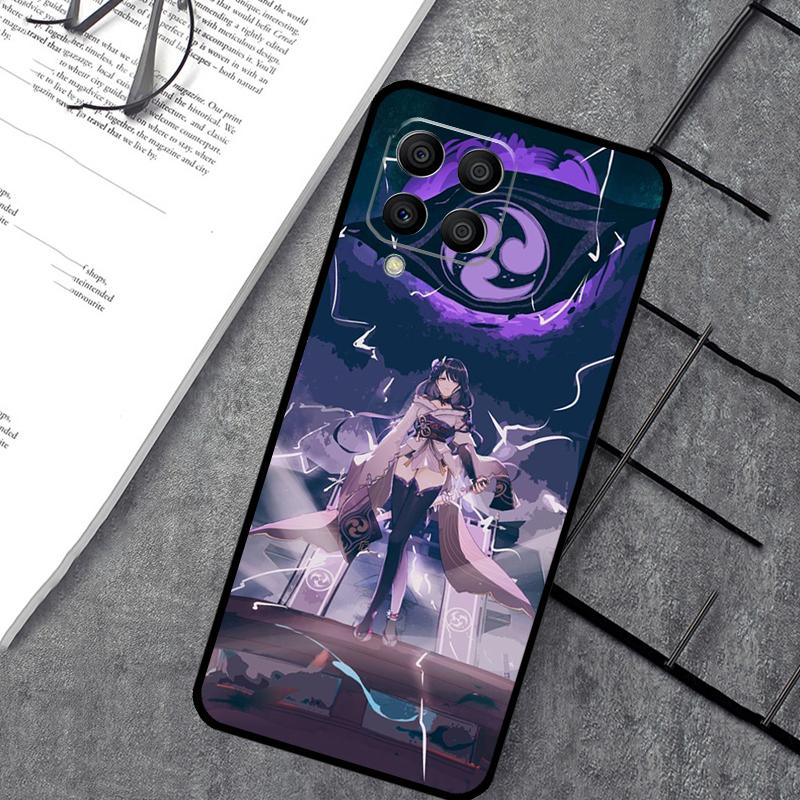 Чехол Genshin Impact Райдэн Сигун Баал для Samsung Galaxy M54 M32 M52 M15 M11 M12 M13 M14 M06 M16 M36 M56 M31 M53 M35 M55 M34