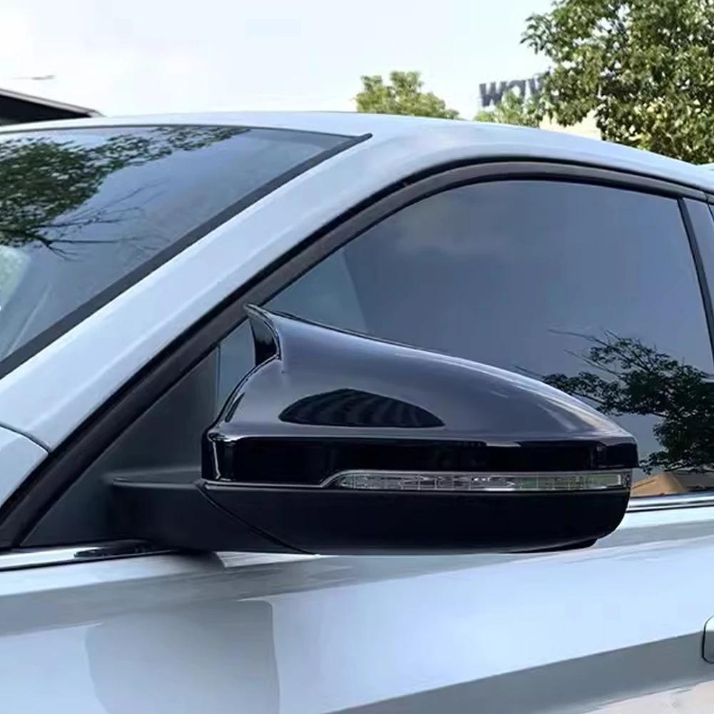 2 шт. чехлы на боковые зеркала дверей автомобиля, боковые крышки заднего вида для VW Volkswagen Golf 6 MK6 GTI GTD 2009-2013 ABS автомобильные аксессуары