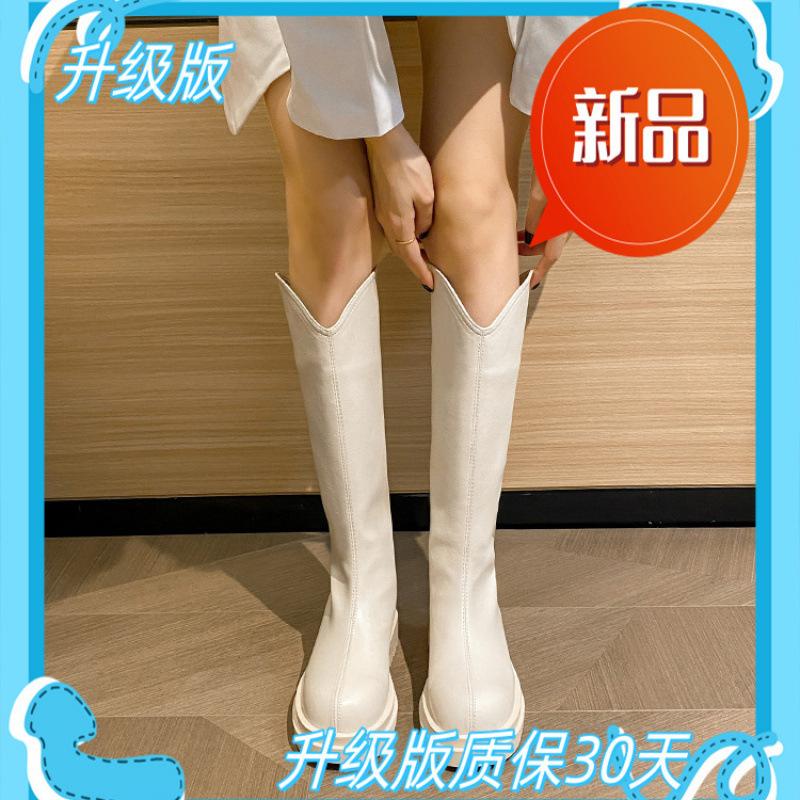 Женские ботинки Martin на толстой подошве и плоском каблуке 2024 года, новые эластичные тонкие ботинки с молнией сзади, короткие ботинки в британском стиле, женские модели