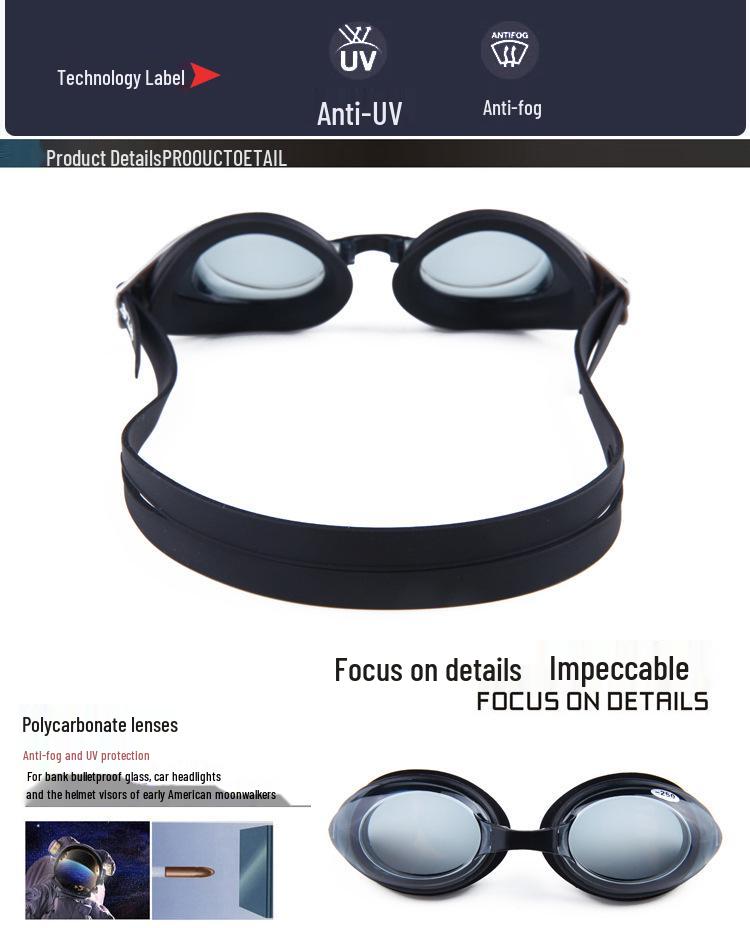 Prescription Myopia Swimming Goggles - Waterproof & Anti-fog, for Sports & Outdoor Use