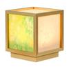 Wakana Square Bon Festival Lantern, Mini Size, Cordless LED Stand Light, Modern Square (Mini Size)