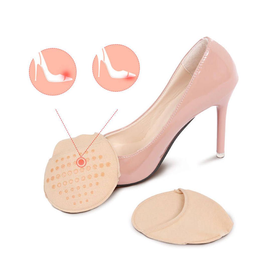 Metatarsal Sleeve Pads Ball of Foot Cushions with Soft Sponge and Silicone Dots Forefoot Cushioning Socks Non Skid Half Socks