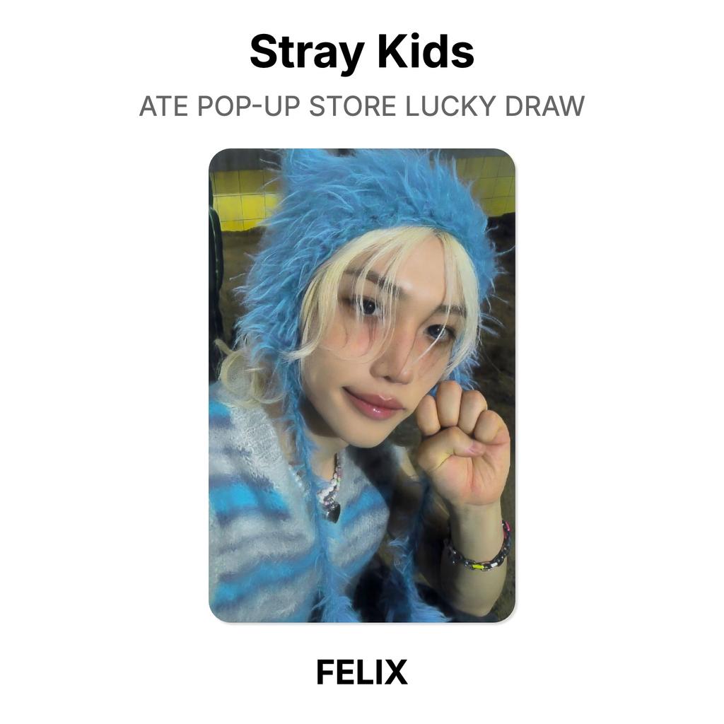 Stray Kids ATE POP-UP STORE Розыгрыш Официальная фотокарточка