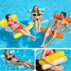 1 Pcs Floating Bed Sofa Inflatable Floating Water Hammock Float Pool Lounge Bed Swimming Chair Water Lounger Air Mattresses