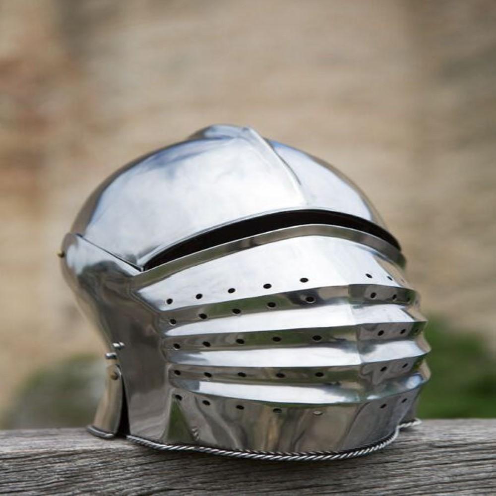 Gothic Knight Sallet Helmet Medieval Knight Warier Helmet SCA LARP Replica Helmet