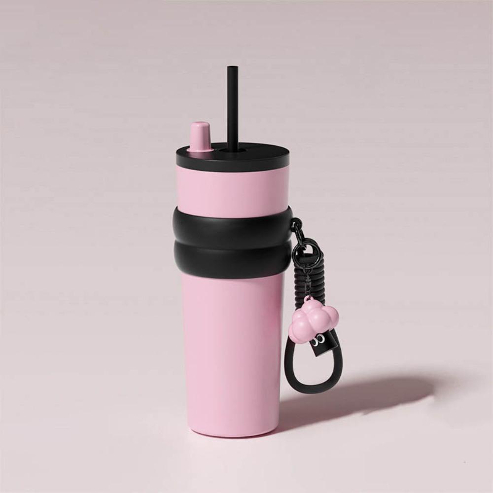 Durable 700ML Thermal Cup Bow 316 Stainless Steel Leak-proof Insulated Water Bottle Gift Vacuum Cup Boys and Girls