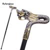 Golden Black Dragon Fashion Walking Stick Decorative Stick Cospaly Vintage Party Fashionable Walking Cane Crosier 94cm