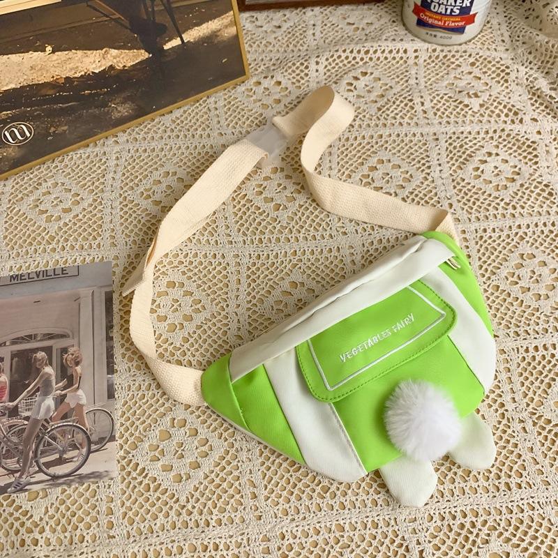 Милая холщовая сумка для женщин на осень, новая повседневная сумка с рисунком из мультфильма, модная сумка на одно плечо для девушек, модная поясная сумка через плечо