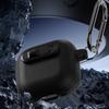 For AirPods 4 Protective Case Lock Buckle Switch TPU + PC Wireless Earphones Cover with Carabiner