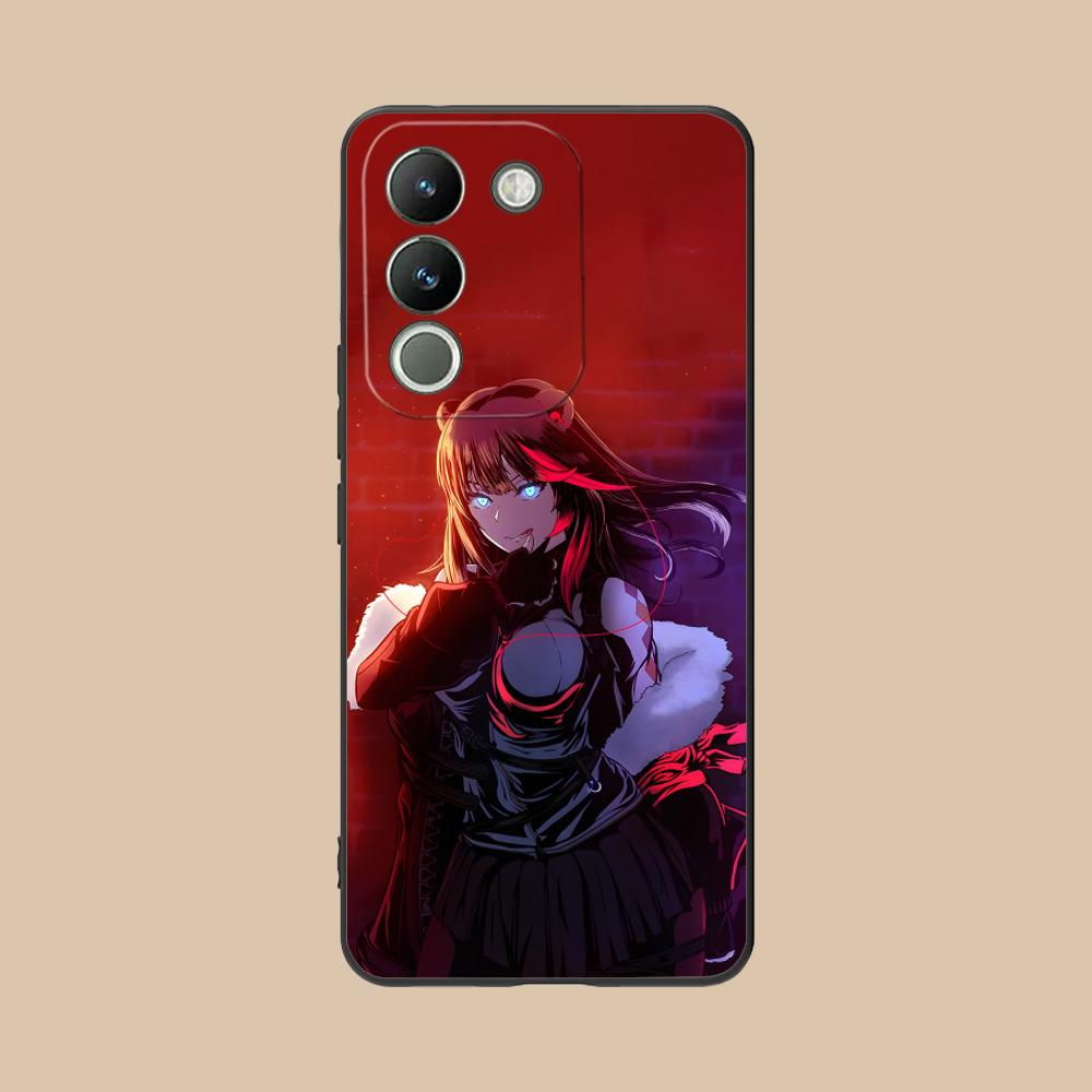 Arknights Zima Матовый ТПУ Чехол для Мобильного Телефона для VIVO Y77 76 75 74 73 72 58 56 55 51 50 38 36 Y19 Y18 Y03 Y01 5G Цветная Крышка