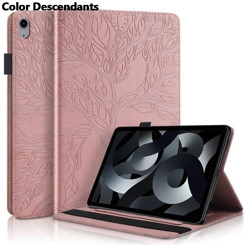 Чехол-книжка для планшета iPad A16 с тиснением "Дерево", кошелек-подставка для Funda iPad 11 11-го поколения 2025, чехол Capa