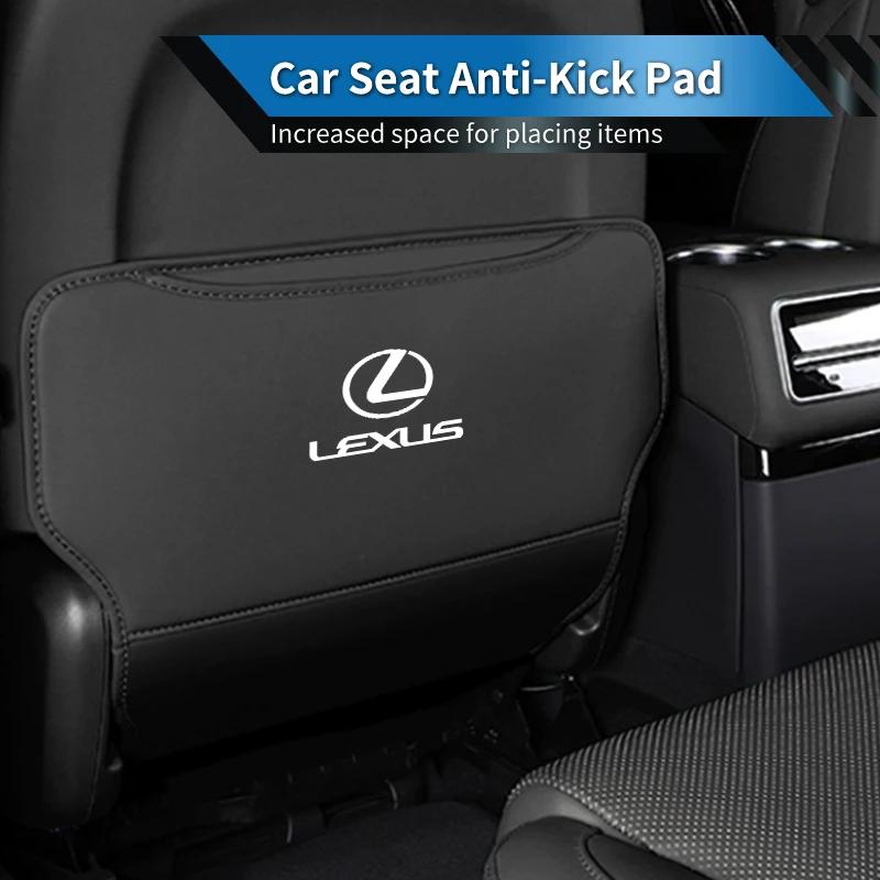 MMLU4 Car Seat Anti-Kick Pad Seatback Storage Protector Cover Accessories For Lexus UX250h RX450h CT200h RX400h NX300h RX350 RX300 GX4