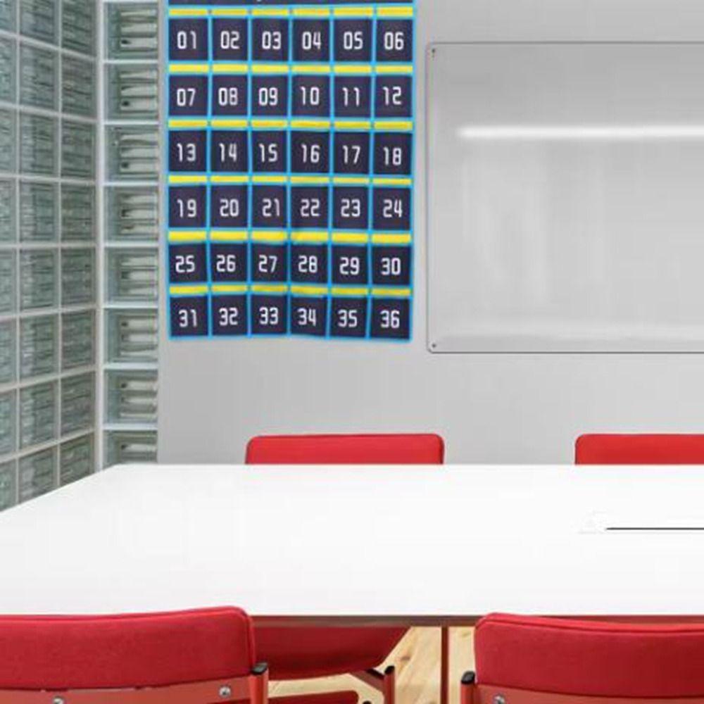 Более прочные карманы с номерами Нетканый материал Настенный органайзер для телефона Мобильный телефон