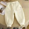 Children's Velvet Pants Winter Clothes Boys' Thickened Baby Warm Pants Girls' Pants Sports Pants Children's Pants Wholesale