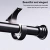 2 Pcs Curtain Rod Holder for 28mm Rods Heavy Duty Metal Curtain Rod Holder Wall or Ceiling Mount Curtain Rod Bracket for Bathroom Living Room Bedroom
