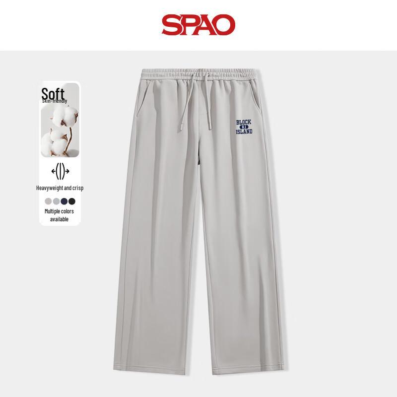 SPAO Women's College Style Straight-Leg Sweatpants