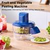 Electric Grape Peeling Machine Stainless Steel Kitchen Peeler High-Speed Fruit Skin Remover Tool Rechargeable Home Commercial Peeler