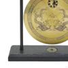 Brass Feng Shui Desktop Gong with Stand Asian Bells for Home Decoration Chinese Signs