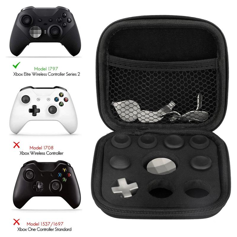 Комплект аксессуаров для контроллера Xbox One Elite Series 2 Металлический D-pad Триггерные лопатки Ремонтный набор Геймпад Накладки на стики