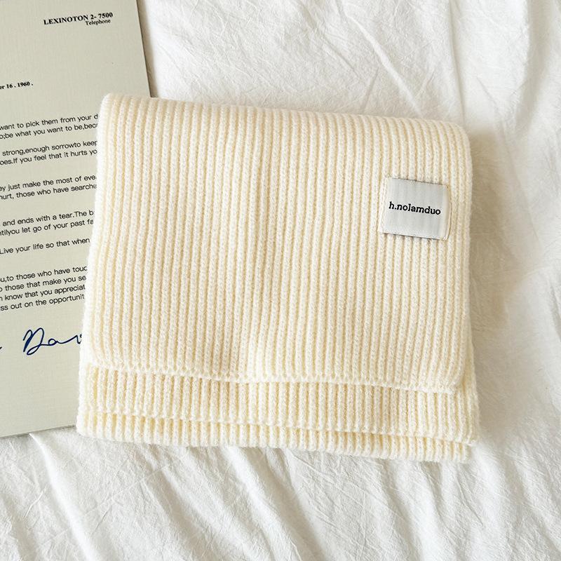 New Red Retro Plaid Christmas Scarf Women's Winter Atmosphere Green Thickened Warm Couple Scarf