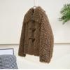 New Granular Fur Jacket Short Stacked Lamb Wool Autumn and Winter Women's Fur Integrated Coat