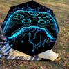 1PC Controller Gamepad Umbrella-8-Rib Reinforced, Automatic Open, Lightweight & Durable, Fashion Accessory for Outdoor, J0363