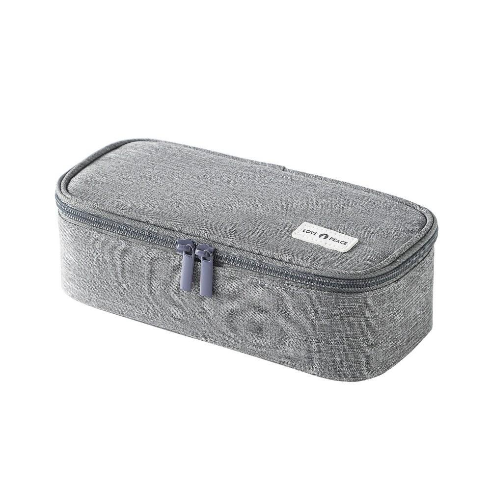 Portable Stationery Organizer Simple Pen Storage Bag Multifunctional Pencil Case  School Supplies