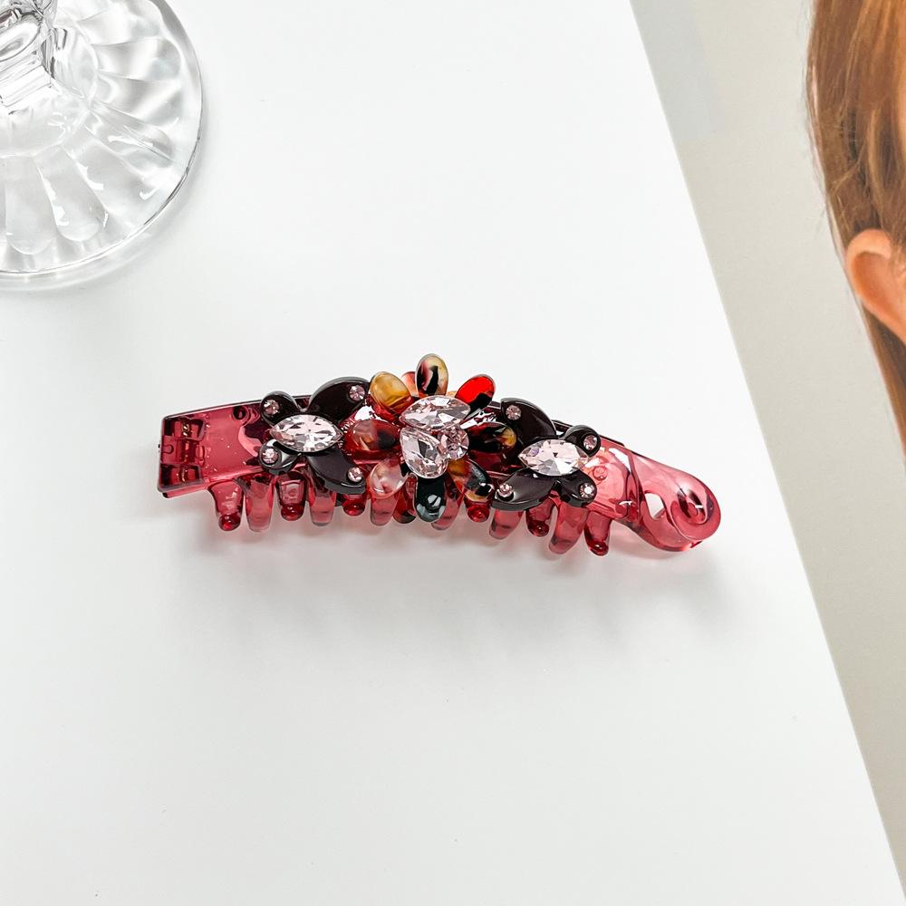 Заколка-банан с зубцами, вертикальная заколка, шпилька для волос «конский хвост», ацетатная заколка-бантик, зубчатая дисковая заколка, заколка-цветок.