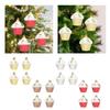 4Pcs Christmas Cupcake Decorations Holiday Hanging Christmas Tree Ornaments for Family Friend Dorm Gift Wrapping Nursery Winter