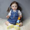 Realistic 60cm Simulation Reborn Doll Missy Soft Cloth Body Alive Bebe Rebirth Doll Handmade Exquisite 3D Painted Visible Venous Blood Simulation Doll