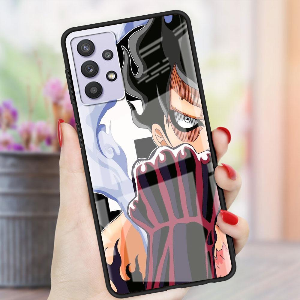 Чехол-стекло Boy Anime для Samsung Galaxy A52 A71 A50 A51 A70 A21s A31 A72 A10 A12 A30 A22 5G Phone Cover