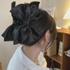 Большая атласная заколка для волос с бантом — высококачественный корейский стиль для женщин